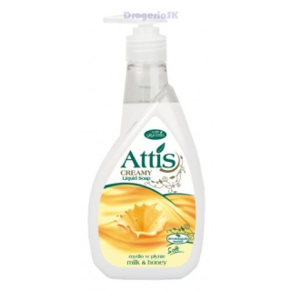 ATTIS - tekuté mydlo 400ml - mlieko a med