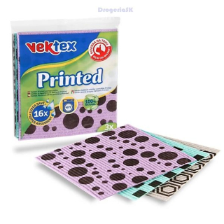 Vektex - špongiová utierka 3ks - Printed(25)