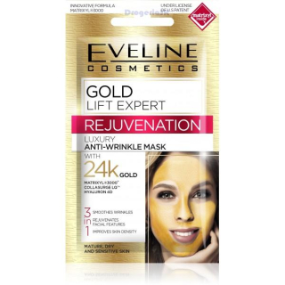 EVELINE - GoldLift maska expert 3v1