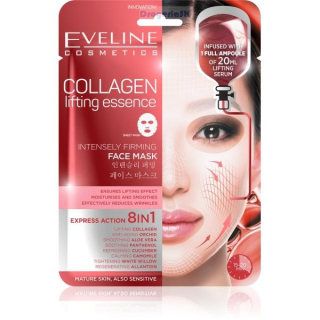 EVELINE - SHEET- maska Collagen 8v1 spevňujúca