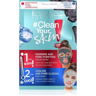 EVELINE - CLEAN YOUR SKIN - maska-peeling - 2x5ml