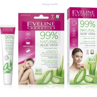EVELINE - Depil.set 99%Natural-AloeVera tvár/brad