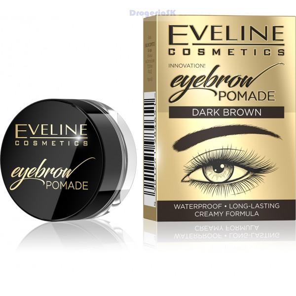 EVELINE - pomáda na obočie 0,57g - tmavohnedá