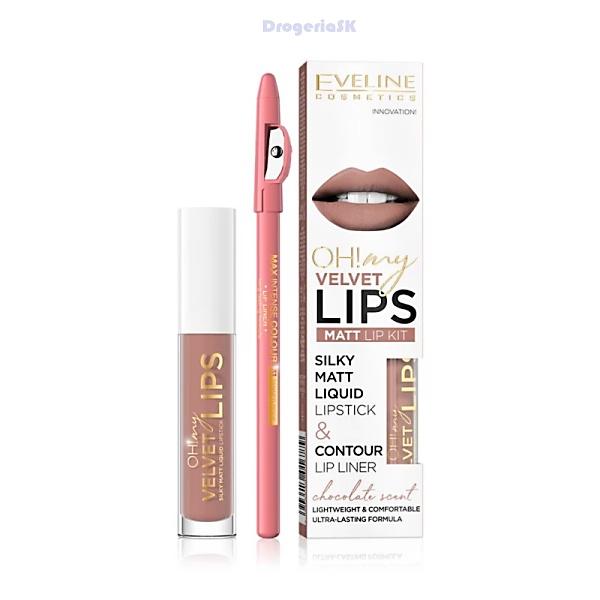 EVELINE -OH!myLIPS matný rúž+ceruzka 11 Cook.mil.s