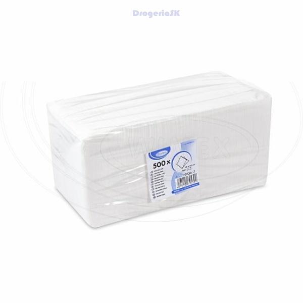 Obrúsky biele 33x33 1vrs. - 500ks