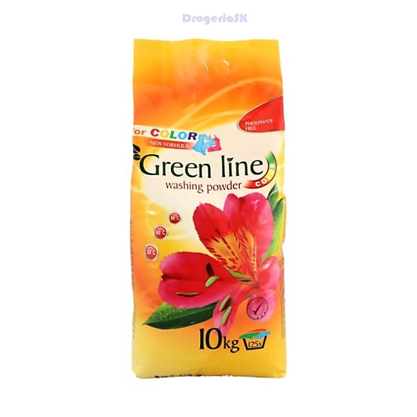 GREEN LINE prací prášok 10kg/125pr.- COLOR