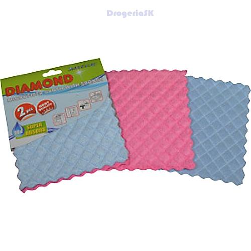 Špongiová mikroutierka DIAMOND 2ks (19x17)