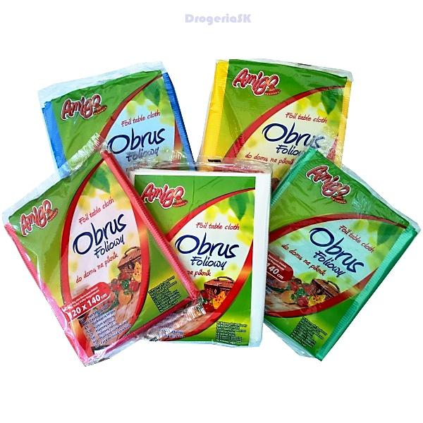 AMIGO - Fóliový obrus 120x140/1ks mix farieb