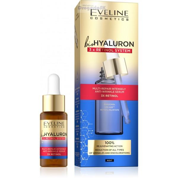 EVELINE - bioHYALURON 3xRetinol 100%mul.sérum 18ml
