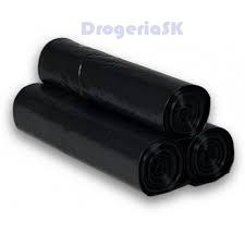 Vrecia na odpad (HDPE) čierne 50x60 - 30L /50ks/